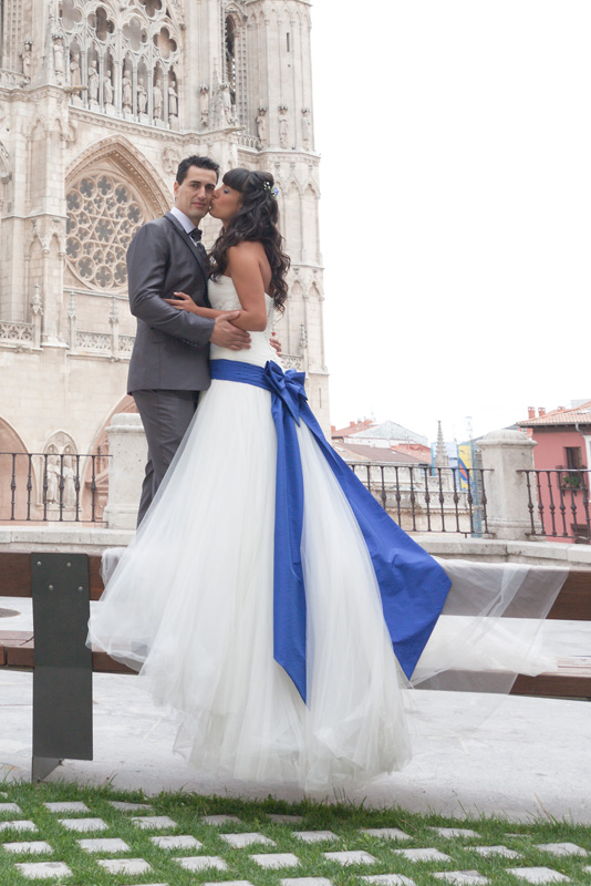 Catedral de Burgos y novios